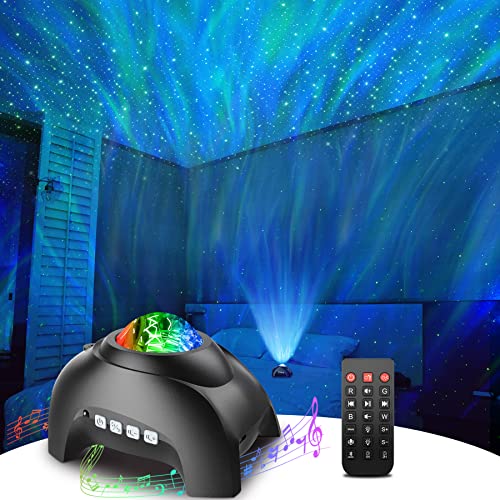 Star Galaxy Projector for Bedroom, Bluetooth Speaker and White Noise