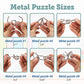 Metal and Wooden Puzzles - Brain Teasers for Adults