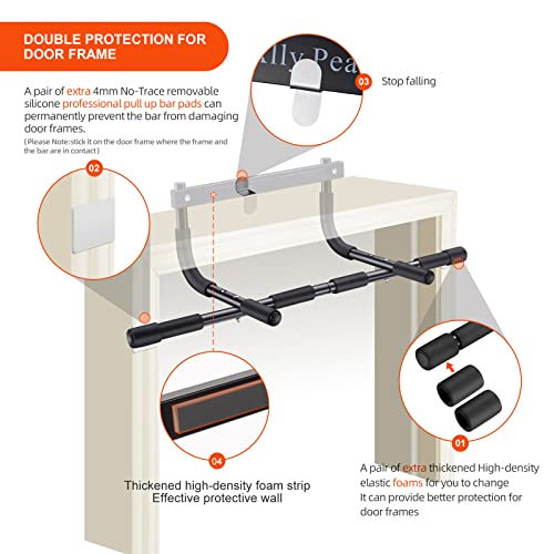 Pull up best sale bar wall protection