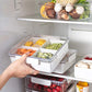 Plastic Divided Serving Tray with Lids for Snacks, Crudités