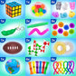 Fidget Toys, Party Favors, Bulk Sensory Toy Pack for Kids, Pop Its