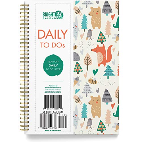 To Do List Daily Task Checklist Planner Time Management Notebook