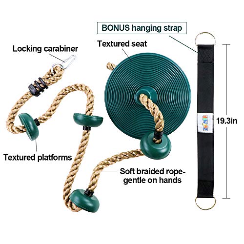 Buy 5 Plastic Knots 6.5ft Climbing Rope with Carabiner Hook