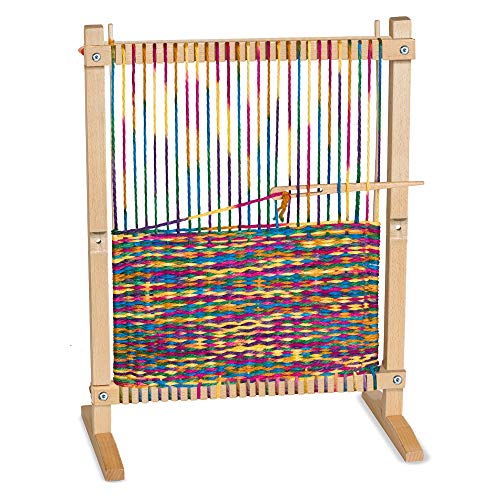 Melissa & Doug Wooden Multi-Craft XL Weaving Loom