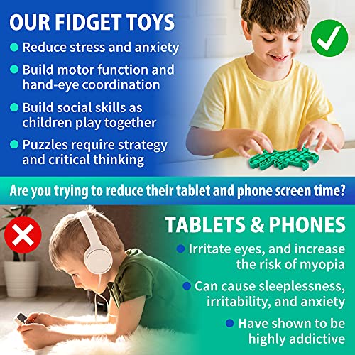 Fidget Toys, Party Favors, Bulk Sensory Toy Pack for Kids, Pop Its –  Flighty Mighty