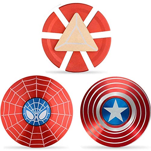 Superhero Fidget Spinners - Metal Set