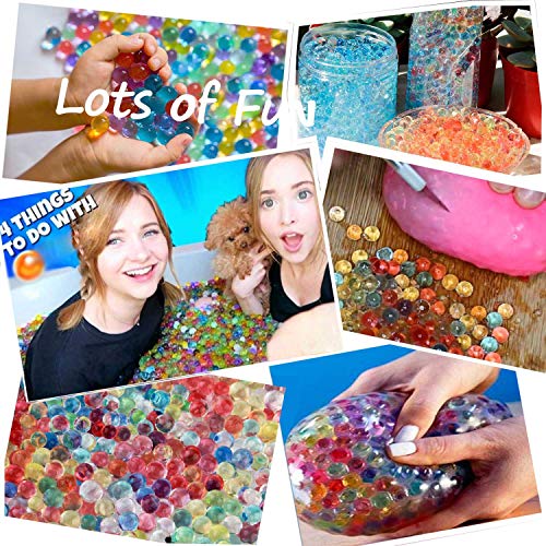 Water Beads Pack Rainbow Mix 50,000 Growing Beads